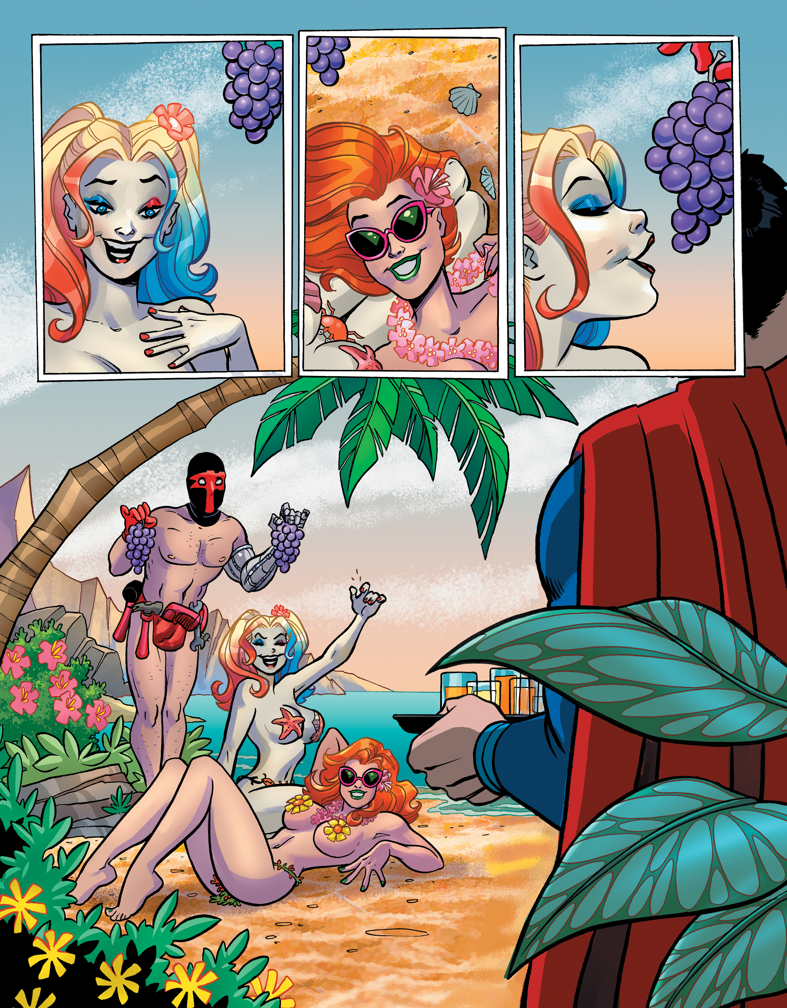 HARLEY QUINN AND BIRDS OF PREY #2 – PAPERFILMS EXCLUSIVE – JIMMY PALMIOTTI  SKETCH
