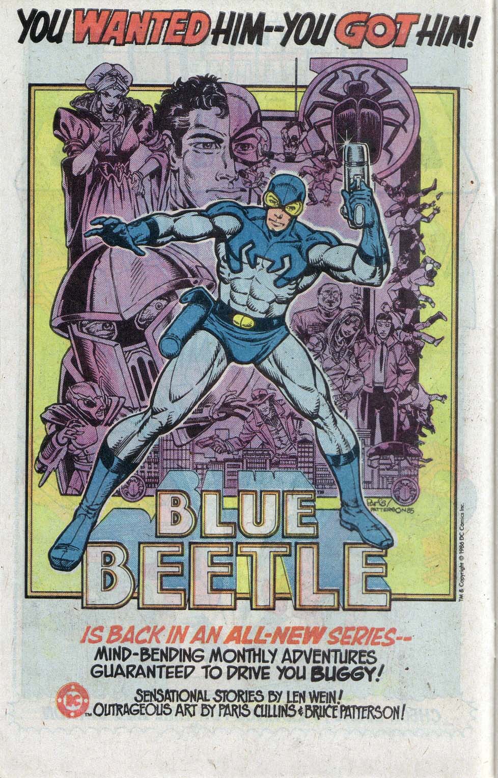 1986 - Blue Beetle House Ad