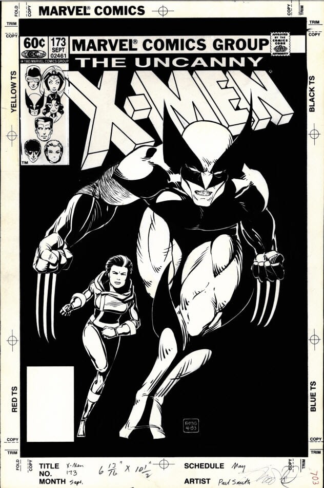 Paul Smith X-Men 173 cover