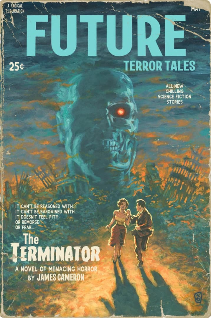 The Terminator by Stephen Andrade (Pulp Variant)