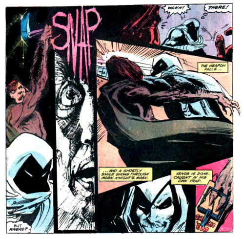 Bill Sienkiewicz 1982: Moon Knight #15 Color: Christie Scheele Moon Knight #15 marked a turning point not just for the series, but for the way mainstream comics were sold and marketed: • The page count was increased from 22 pages to 27, and the price...