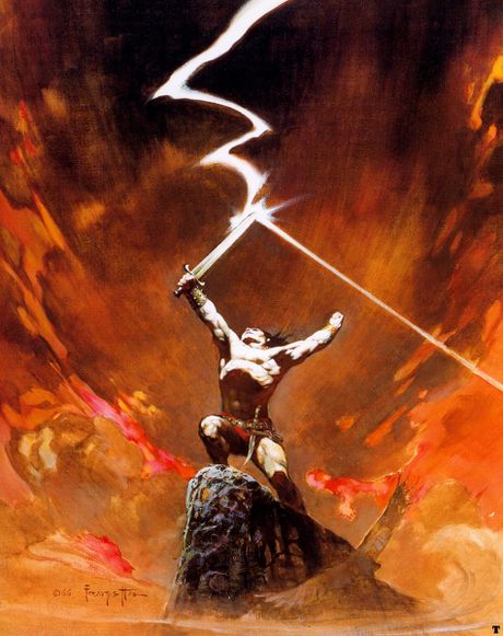 Frank-Frazetta---Against-the-gods