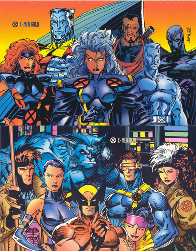 Blue Gold X-Men