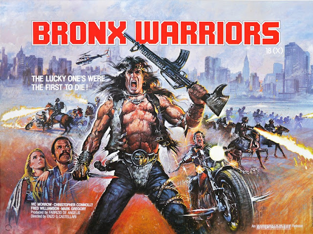 1982 brian bysouth movie poster art mark west strange tales 1990Bronx Warriors