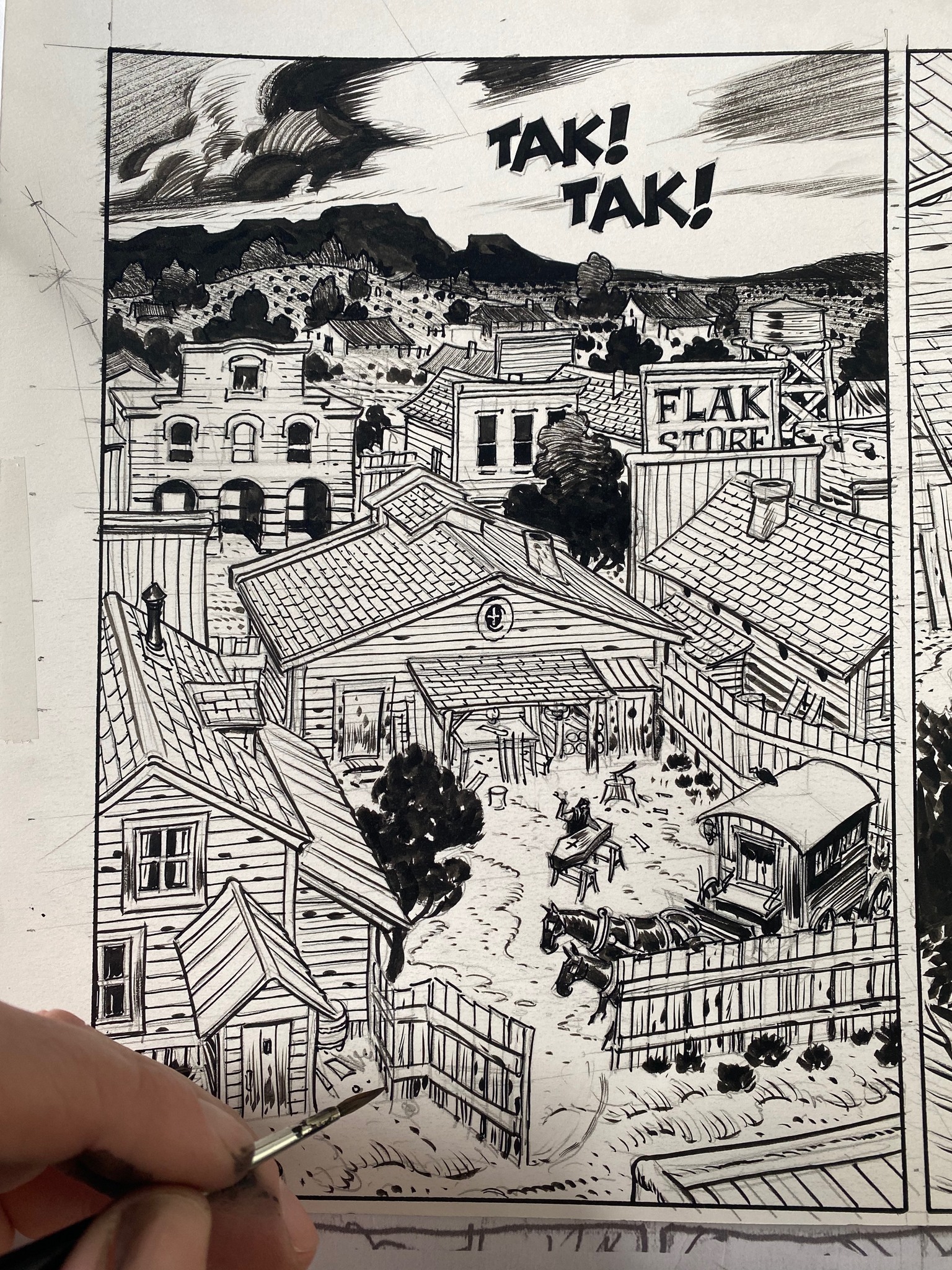 Undertaker- Tome 6 par Ralph Meyer, Xavier Dorison - Planche originale