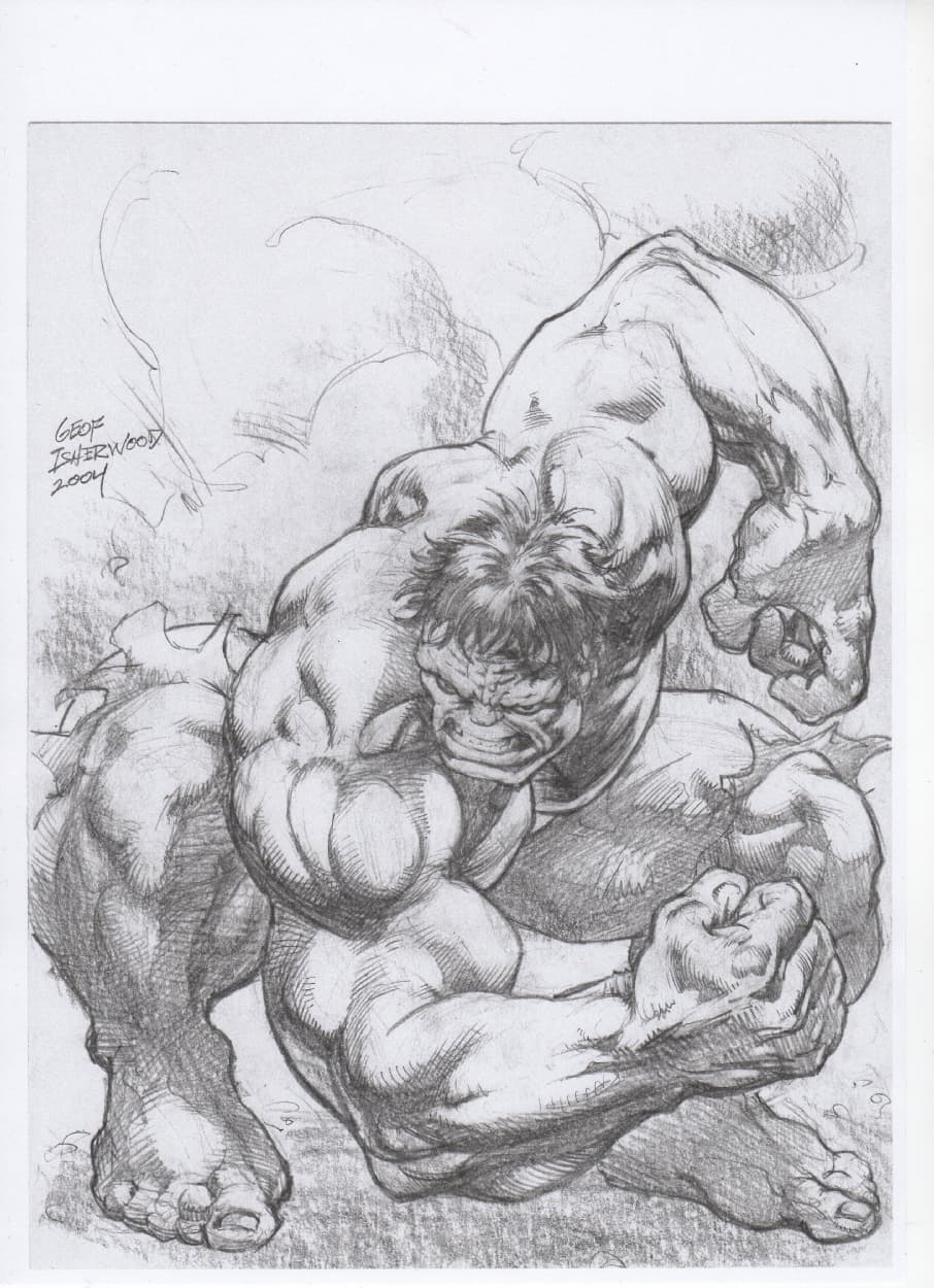 Hulk by the Incredable Geoff Isherwood