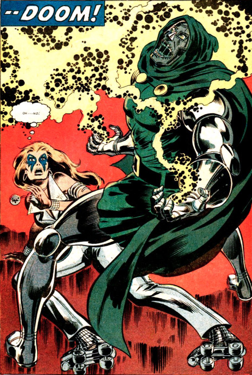 John Romita Jr. 1981: Dazzler #3 / Inks Alan Kupperberg The only reason I’m including yet another image of his short stint on Dazzler is because of the incredibly badass Doctor Doom he served up complete with Kirby Krackle!