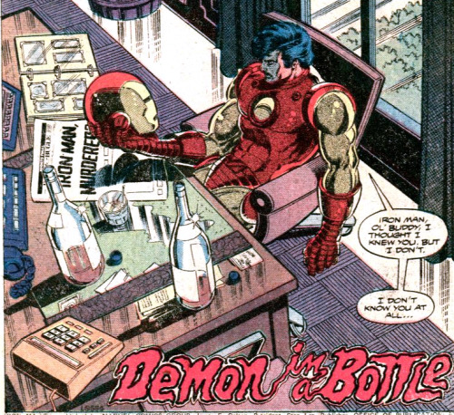 John Romita Jr. 1979: Iron Man #128 / Inker: Bob Layton Demon in a Bottle? Yep, that was JRJR, still under Layton’s influence.