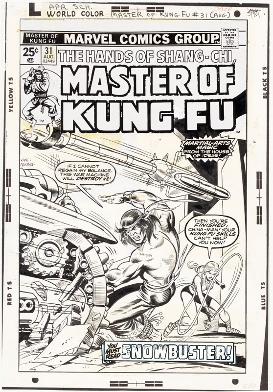 MASTER OF KUNG FU 31 COVER   INK ADKINS   1975