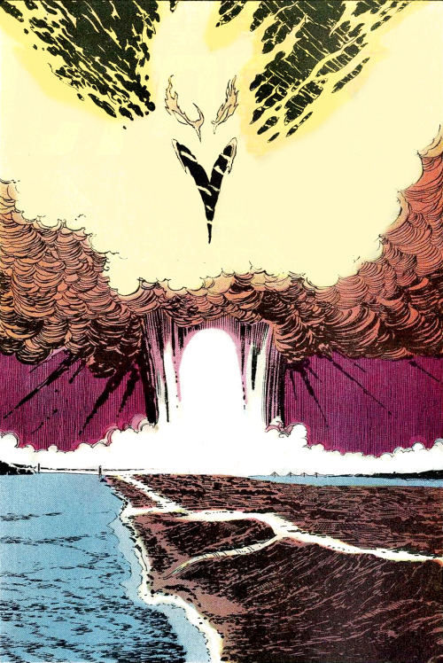 John Romita Jr. 1986: Uncanny X-Men #202 / Inker Al Williamson The Phoenix Force lends itself to some great art, but the scale and magnitude of John Romita Jr.’s scene is easily one of the greatest.