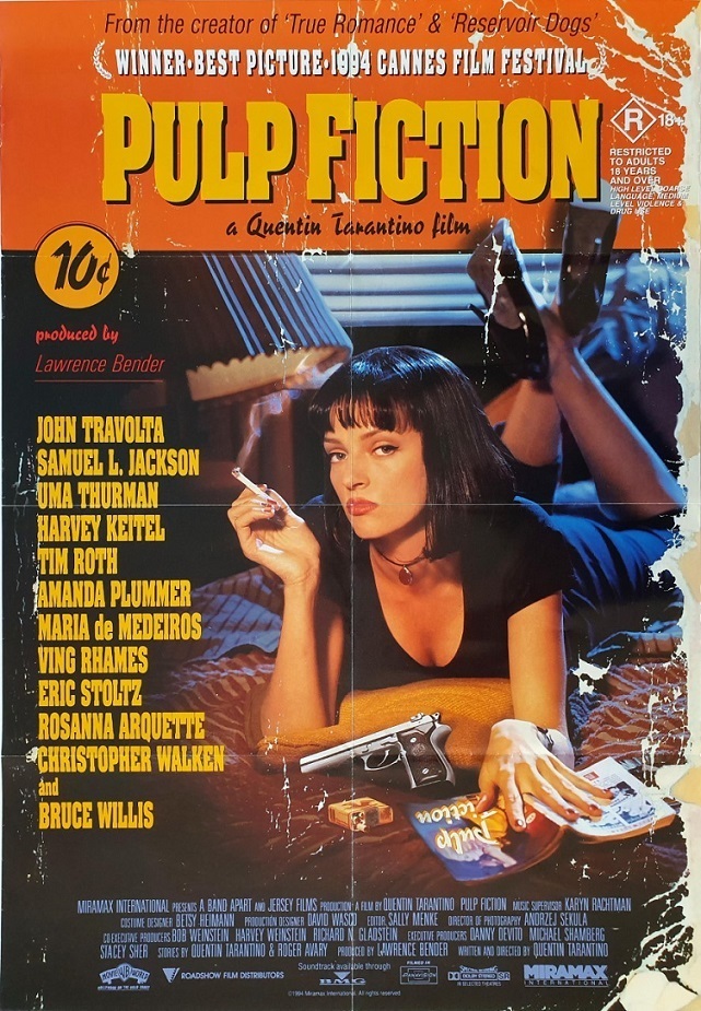 Pulp-fiction-australian-on-sheet-movie-poster-by-Quentin-Tarentino-4-1