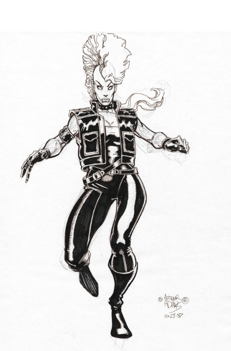 Arthur Adams Storm Sketch