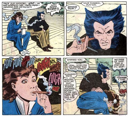 John Romita Jr. 1985: Uncanny X-Men #196 / Inker Dan Green Long before Marvel instituted its no smoking policy, Claremont gets the point across as Romita demonstrates he can deliver the levity as well as tragedy. I love Kitty’s face as she draws on...