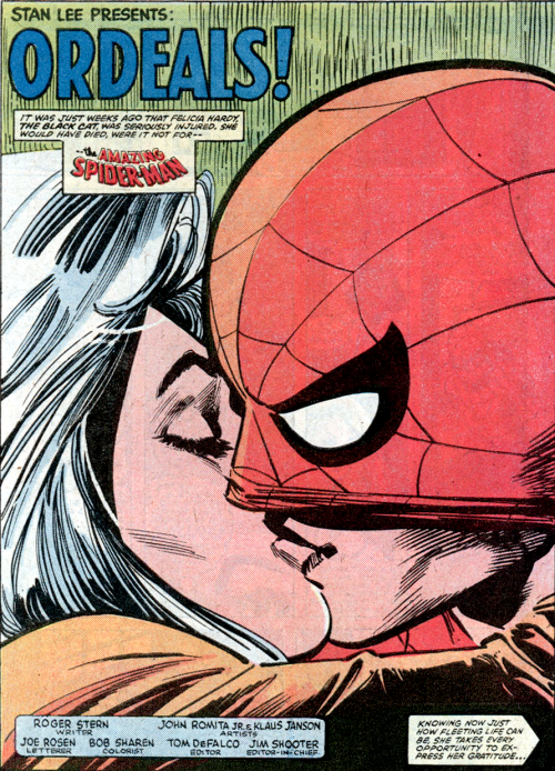 John Romita Jr. 1983: Amazing Spider-Man #244 / Inker Klaus Janson Ladies and gentlemen: the first ever panel of Klaus Janson’s inks on Romita’s pencils. A match made in heaven.